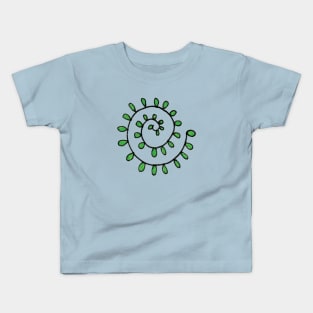 Spiral green foliage - Eliza and Boo Kids T-Shirt